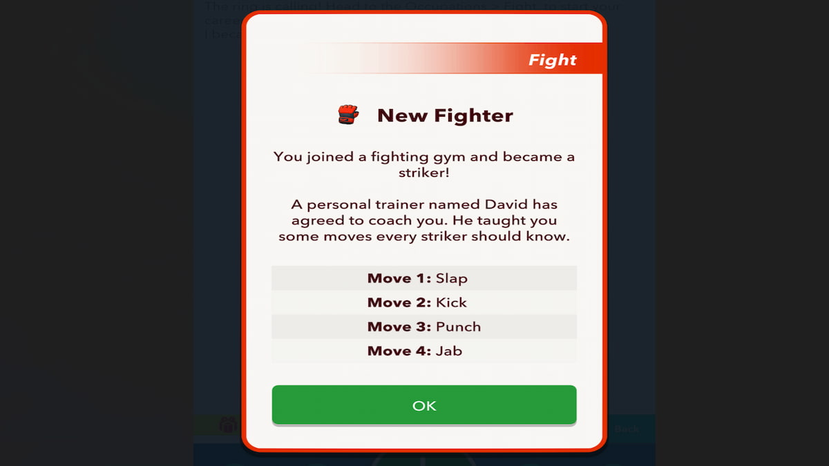 The New BitLife Trainer Fighter Status