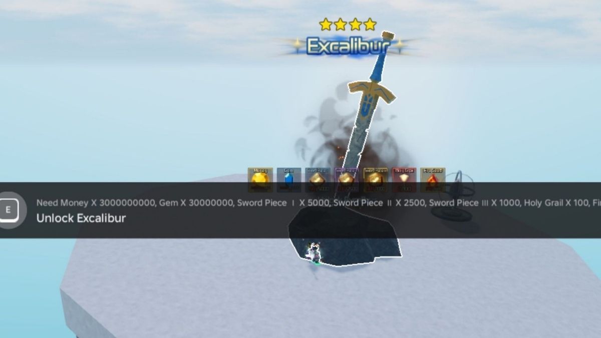 Exclaibur Location in Broken Blade
