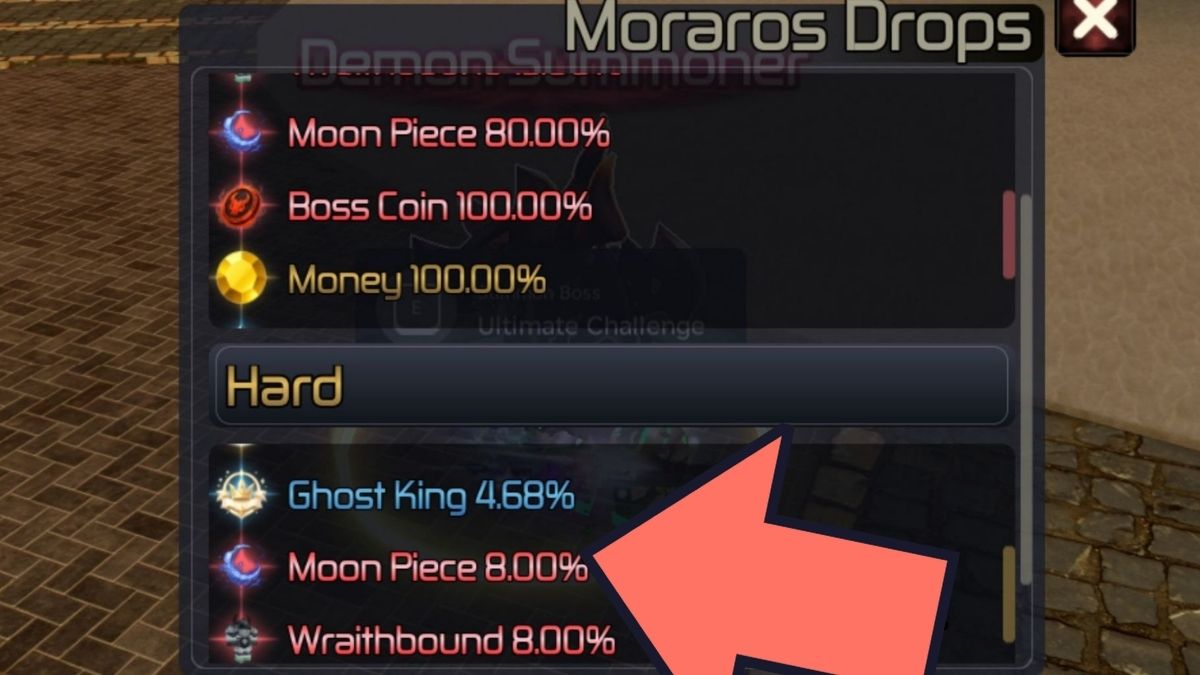 Moon Piece in Broken Blade