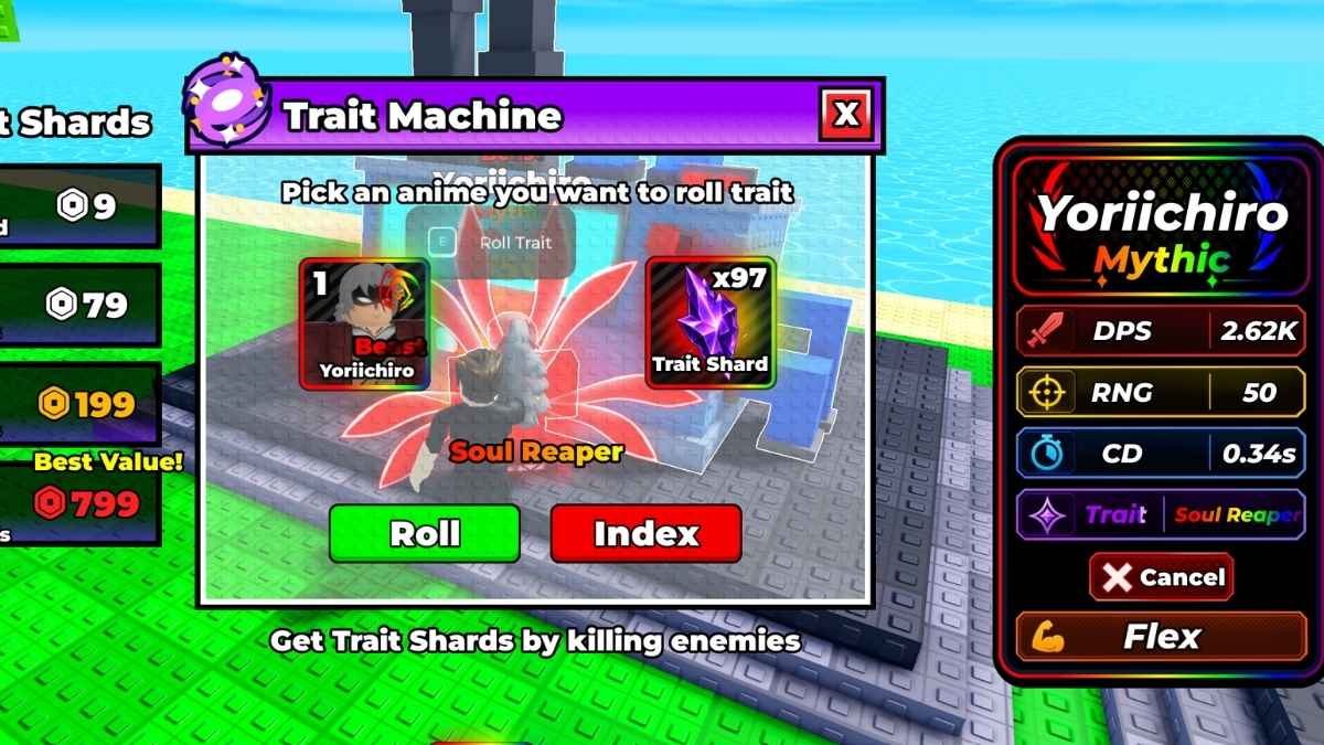 Unit with Soul Reaper Trait in Defend ur base with Anime