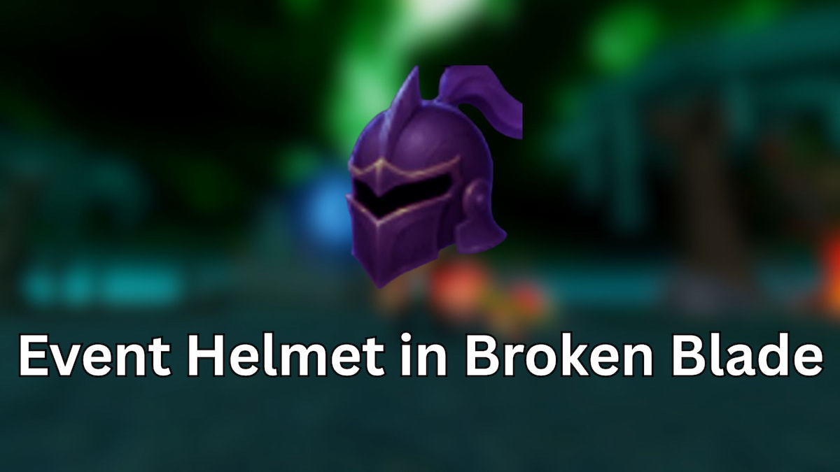Event Helmet in Broken Blade