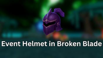 Event Helmet in Broken Blade