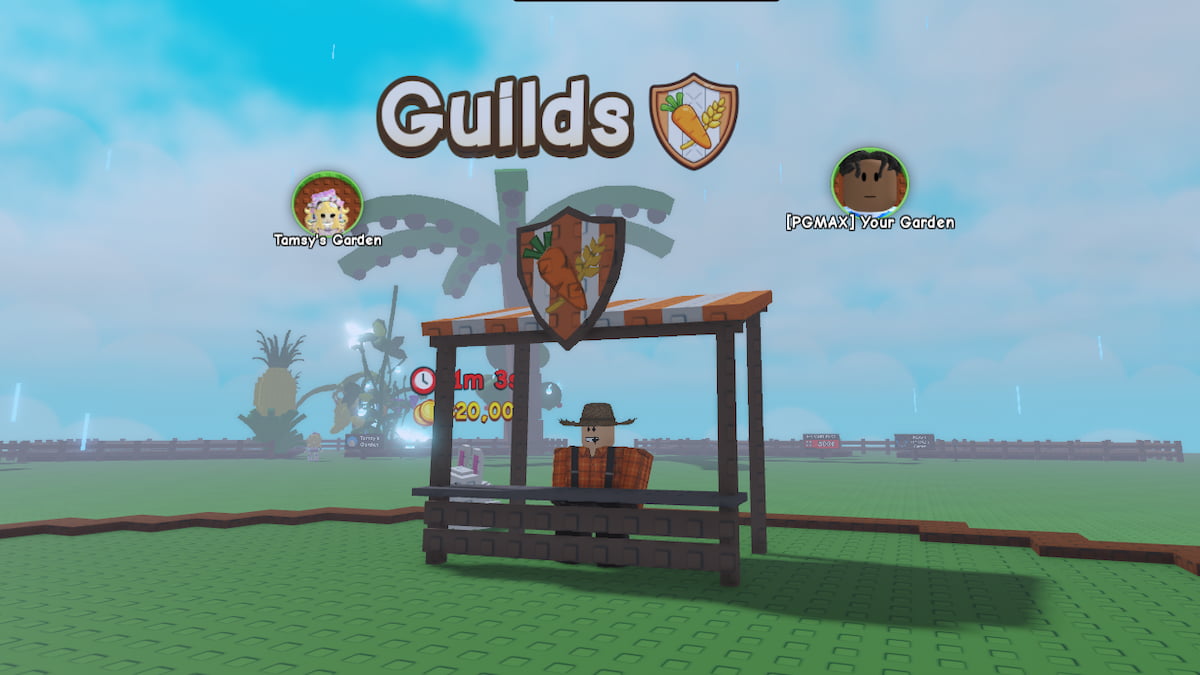 The Guild Menu in GAG 2