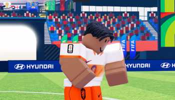 A player celebrating in FIFA Super Soccer