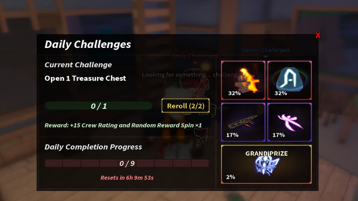 The Fisch Crew System Rewards Menu