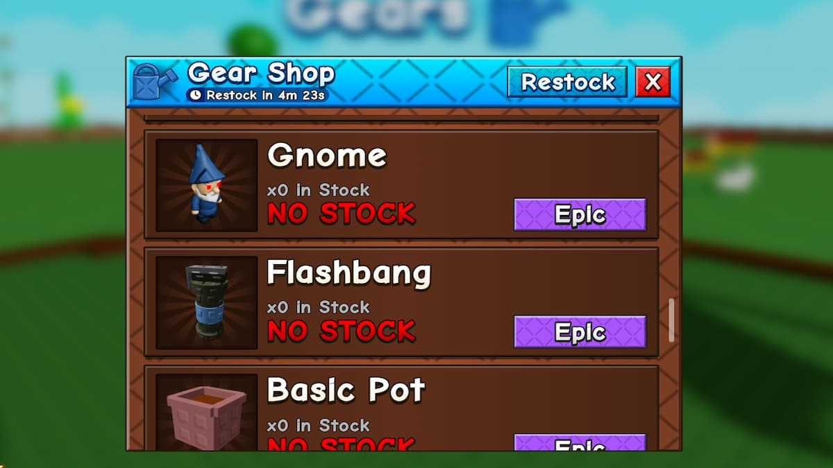 The Gear Shop in GAG 2