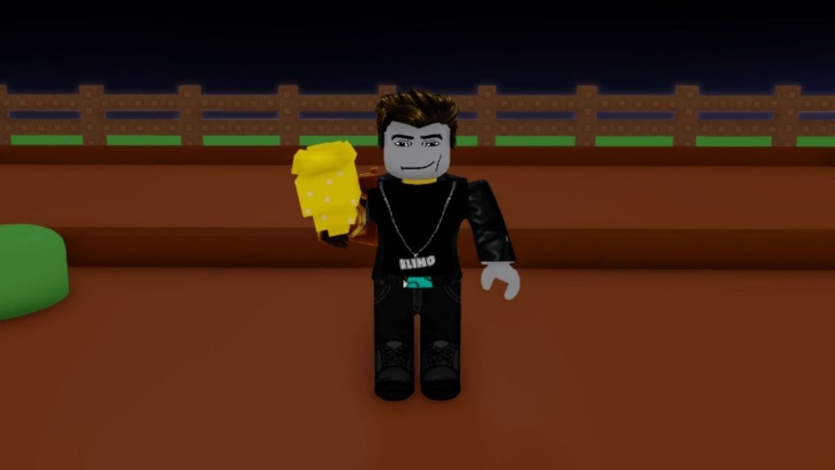 Holding a mutated fruit in Grow A Garden 2