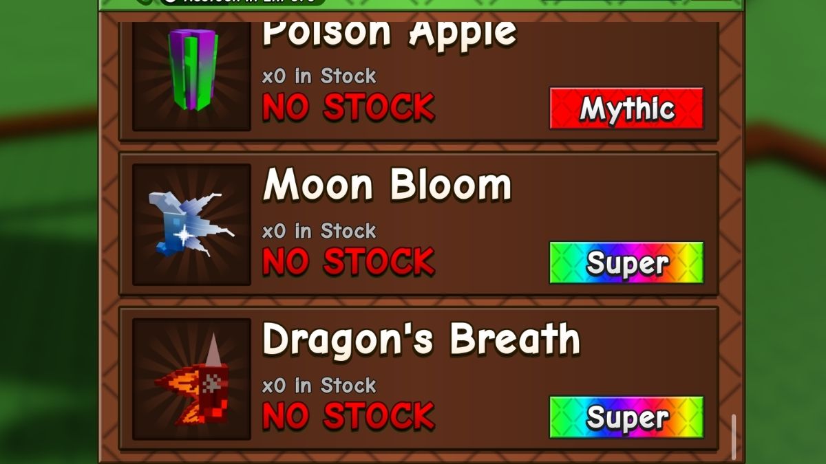 Seed Shop in Grow A Garden 2