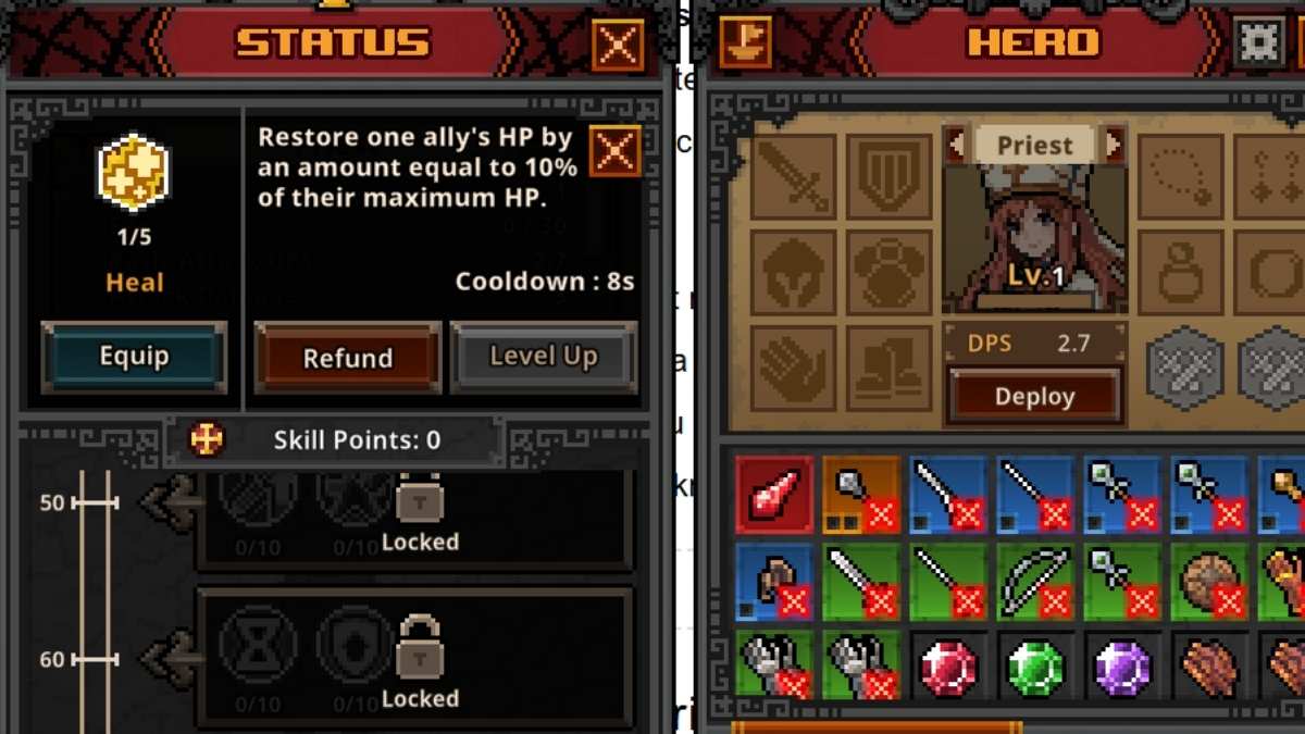 Priest Hero Status in TBH