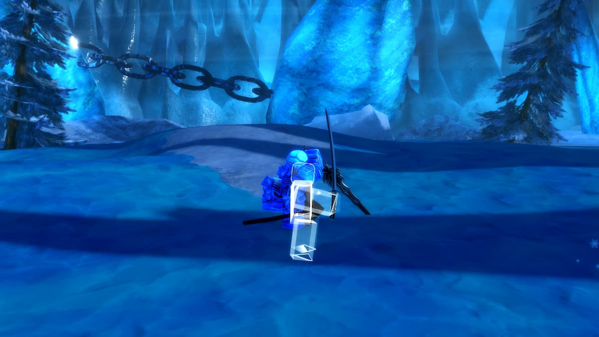 A player attacking the Gelum Boss in VV Ultimatum
