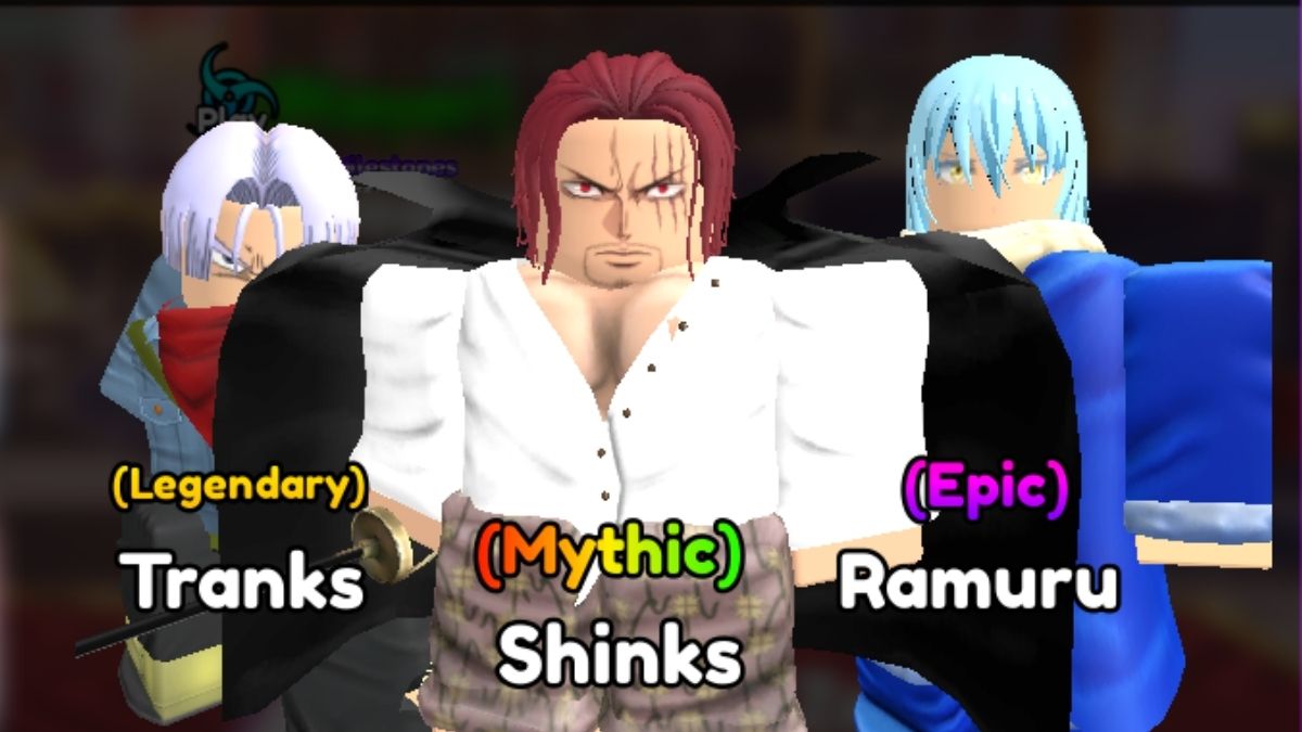 Best units tier list in Roblox Anime Squadron