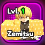 Zenitsu from Demon Slayer as a unit in Anime Squadron