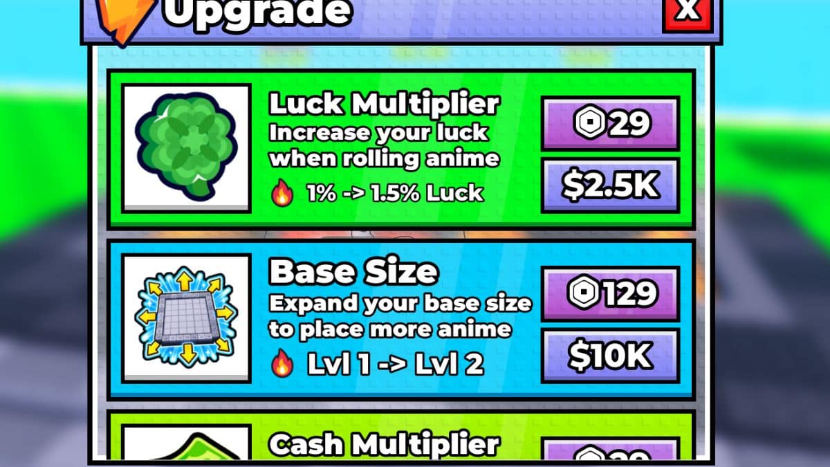 Defend ur base with anime upgrades