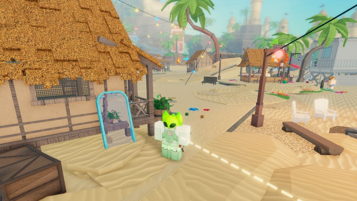 Magic mirror that helps you teleport in Fisch