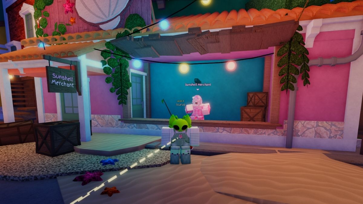 the Sunshell Merchant in Fisch