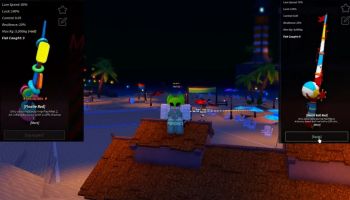 How to get the Tiki, Beach Ball and Floatie Rods in Fisch