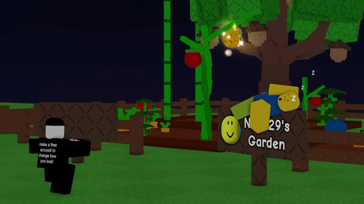 Roblox Grow a Garden 2 YouTube trailer screenshot.