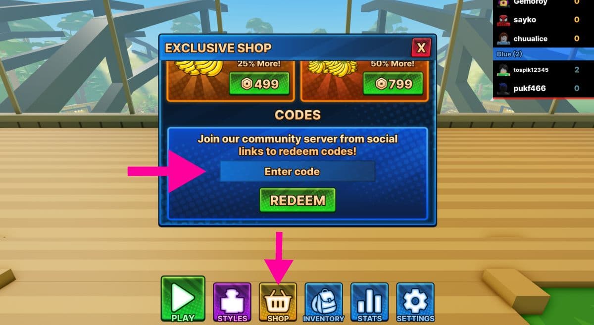 How to Redeem Codes in Monkey Soccer