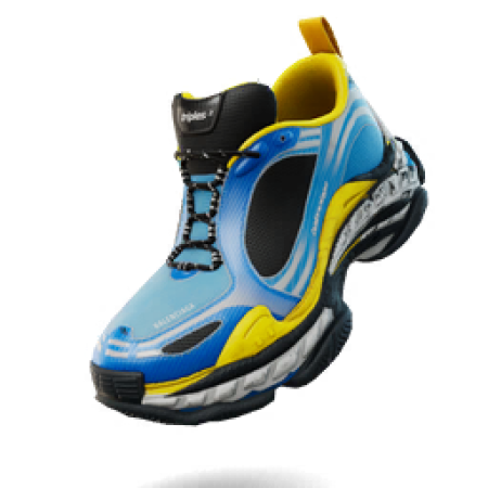 Balenciaga Triple S.2 ‘Blue/White/Yellow’