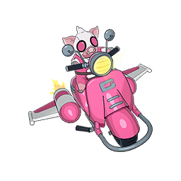 Pig-Gwen Scooter Glider
