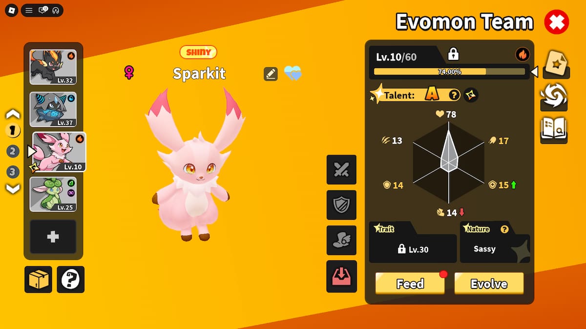 image showing a mutated Evomon in Evomon