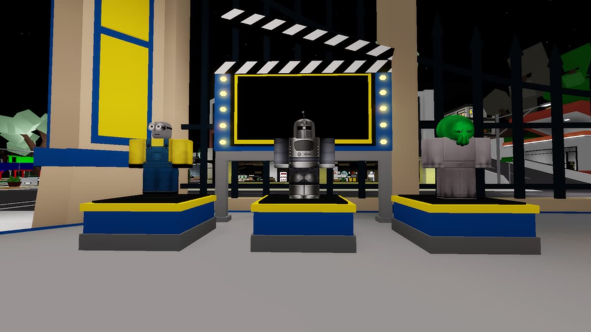 image showing all costumes available in Brookhaven RP Minions & Monsters event