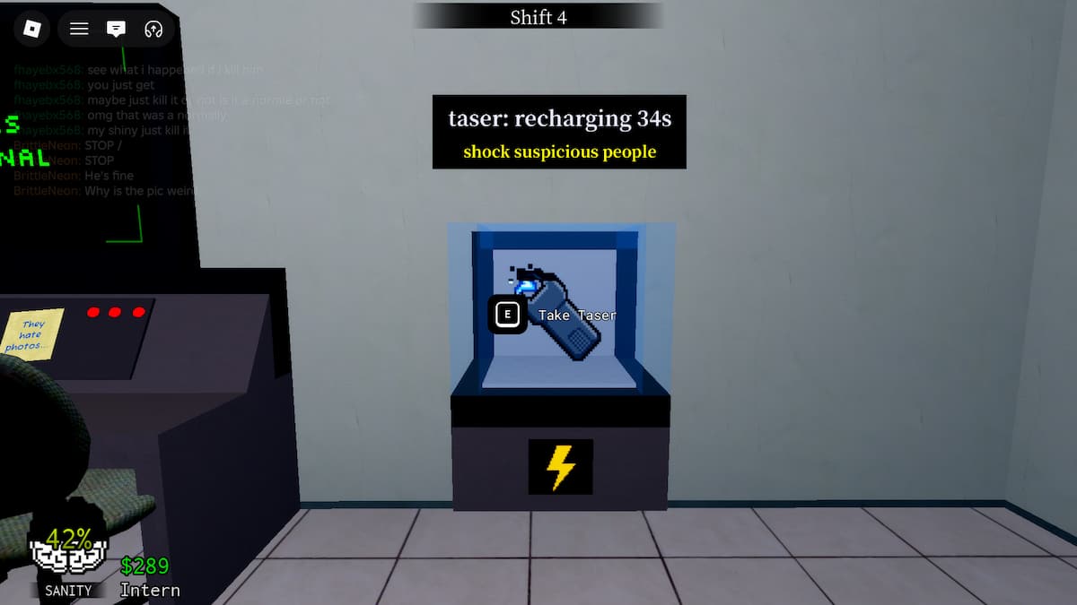 image showing the Taser in Animal Hospital