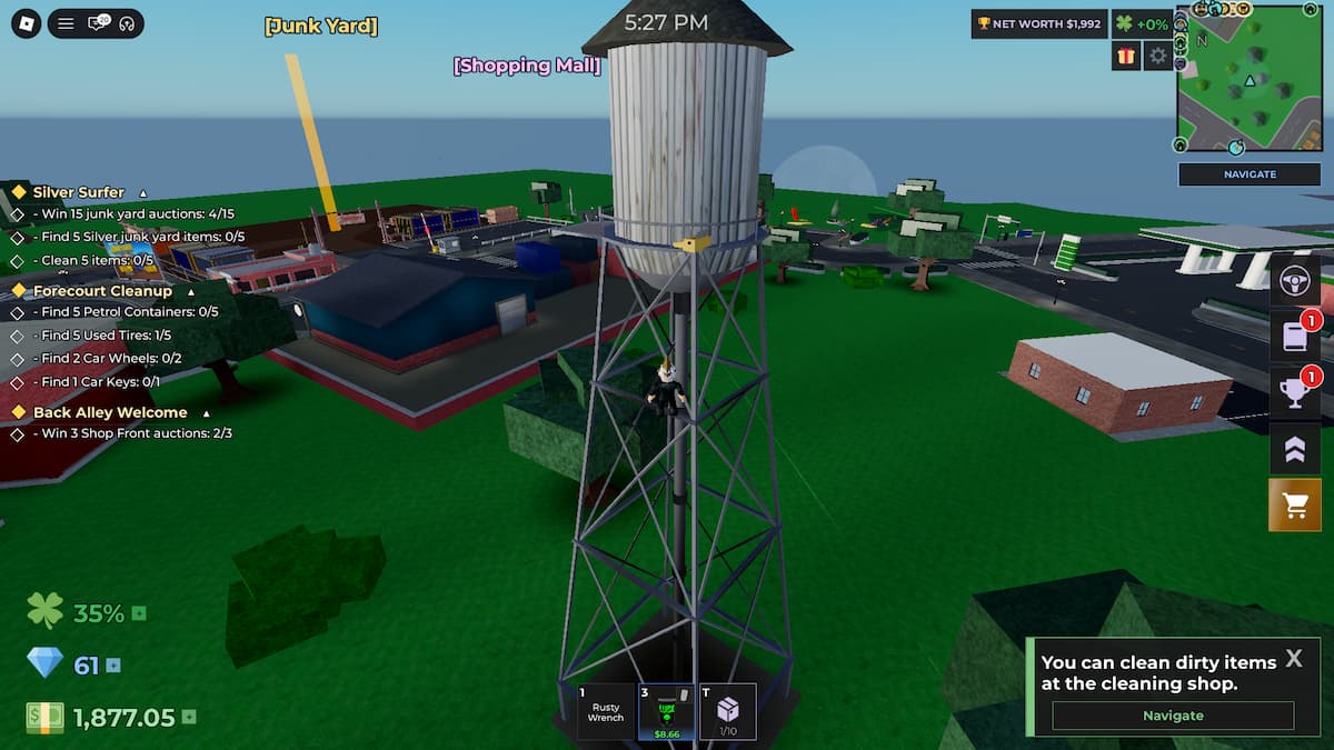 image showing the Typewriter Lost Item location