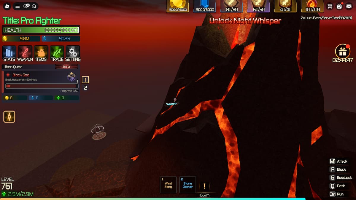image showing the location of the Health Altar on Muspelheim