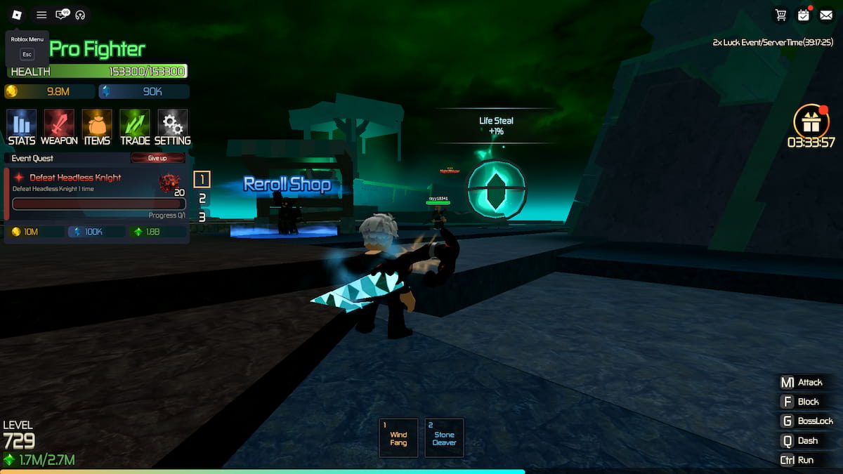 image showing the location of the Life Steal Altar on Helheim