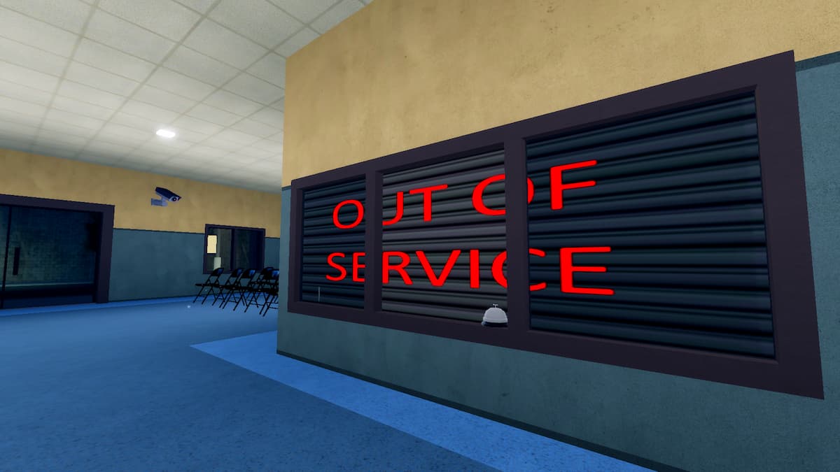 image showing the reception with shutters closed in Animal Hospital