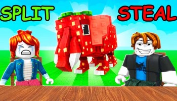 Roblox Split or Steal Brainrot Codes Promotional Image Taken From The Games Page