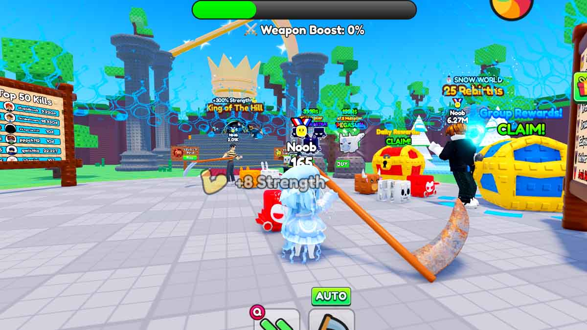 Screenshot of Weapon Simulator.