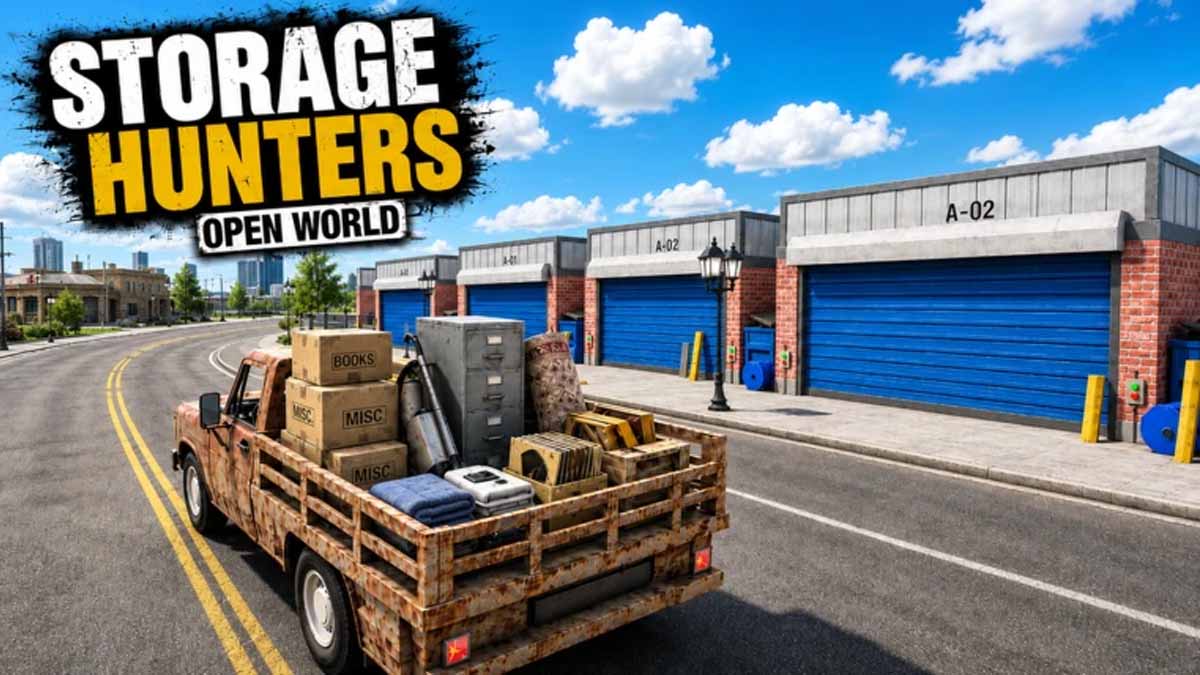 Storage Hunters Open World Codes Promotional Image Taken From The Games Page.