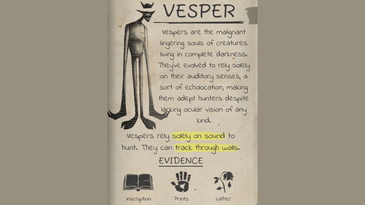Vesper Ghost in Demonology