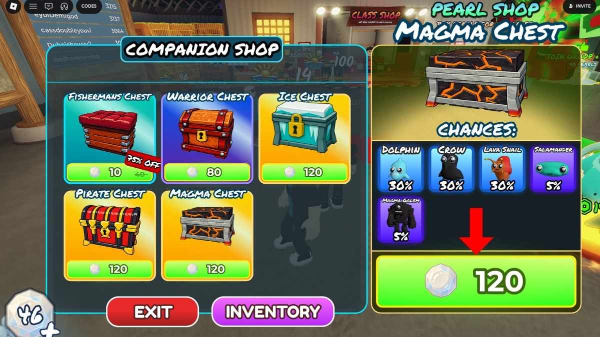 Companion Chests in 100 Days at Sea