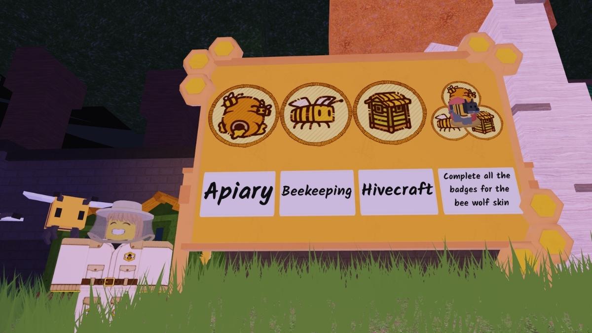 Bee Biome Badges in 99 Nights in the Forest