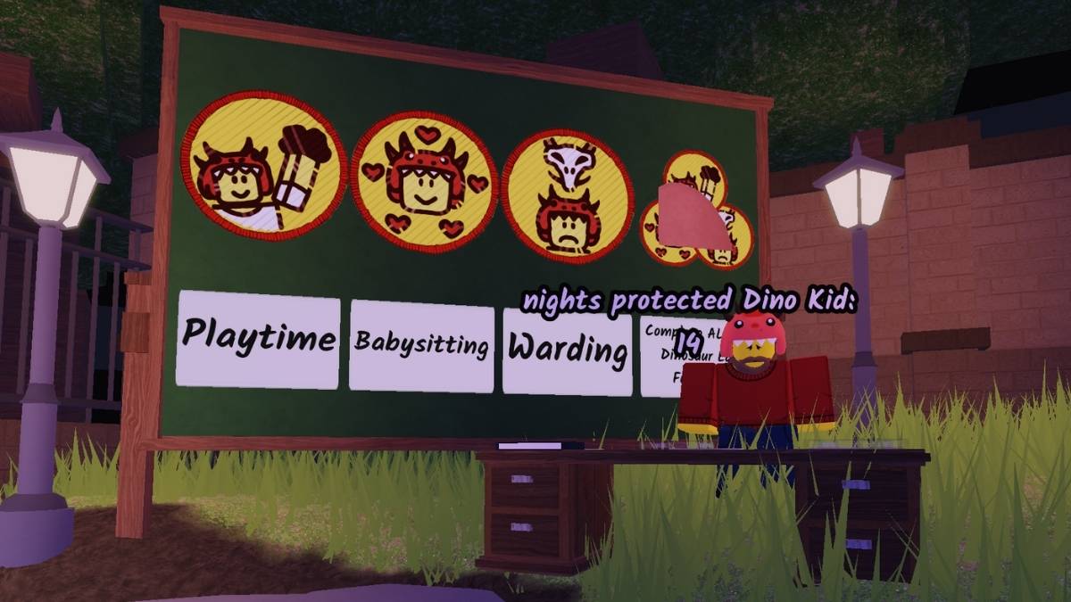 Dino Kid Event Badges n 99 Nights in the Forest