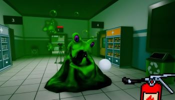 Slimebert Attacking in Animal Hospital