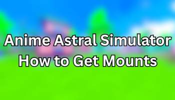 Anime Astral Simulator Mounts