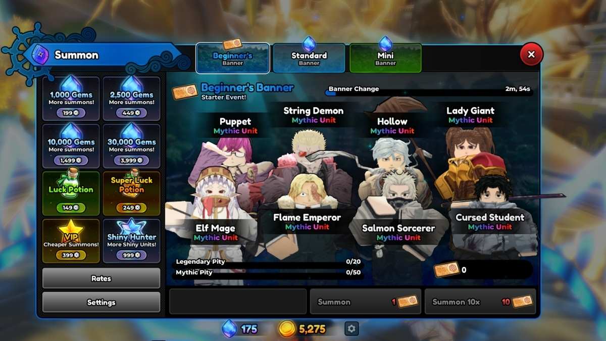 Beginner Banner in Anime Expedition