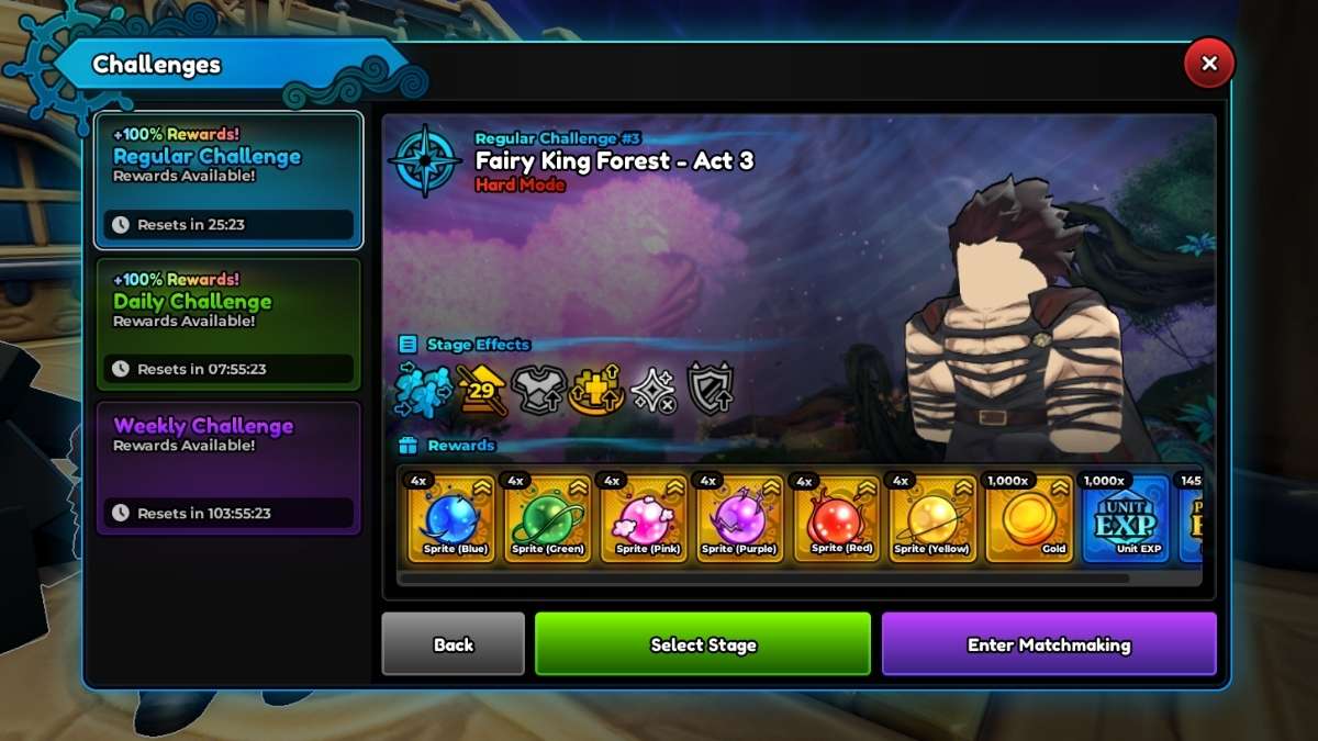 Challenge farming in Anime Expeditions