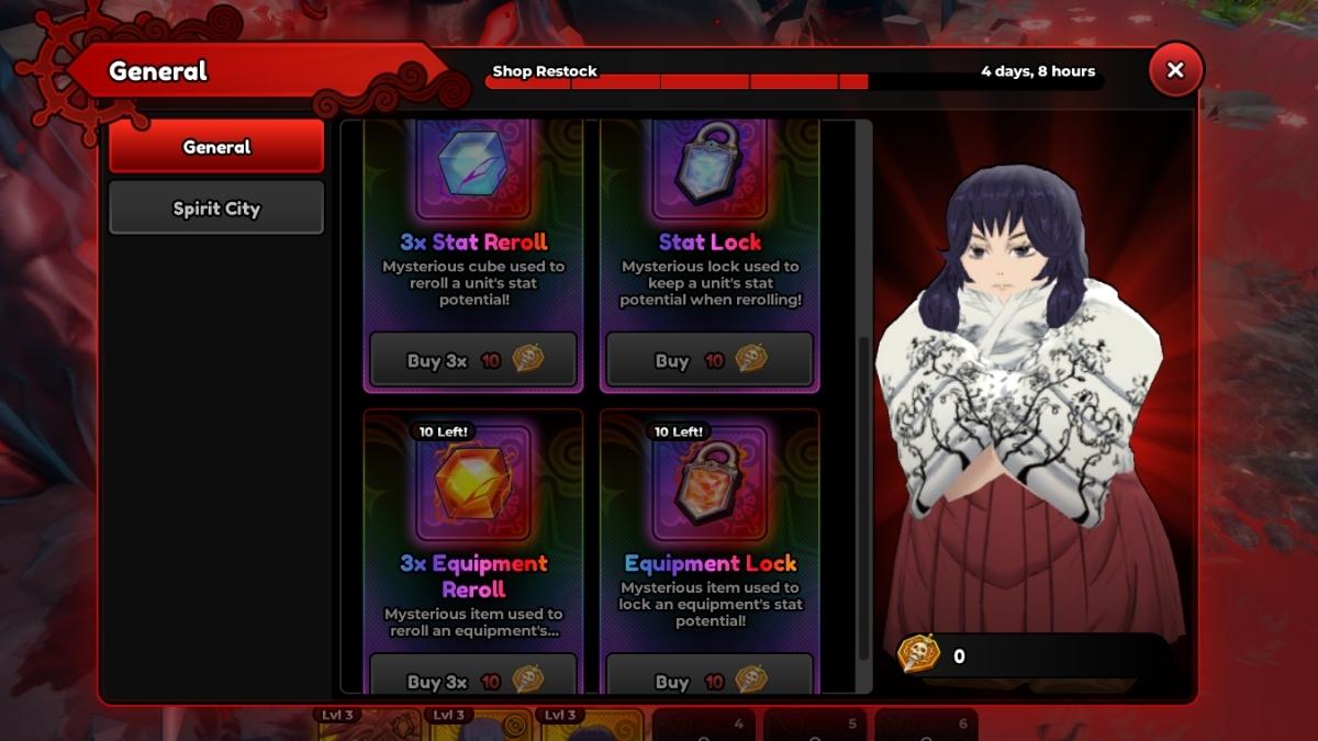 Raid Shop in Anime Expedition