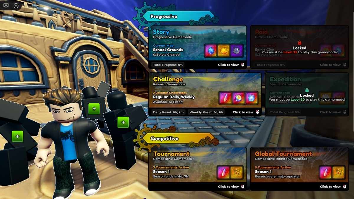 Story Mode in Anime Expedition
