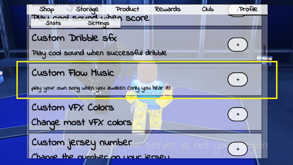 The Azure Latch Flow Music Menu
