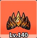Blazing Flame Crown - Ancient Lava Beast Set