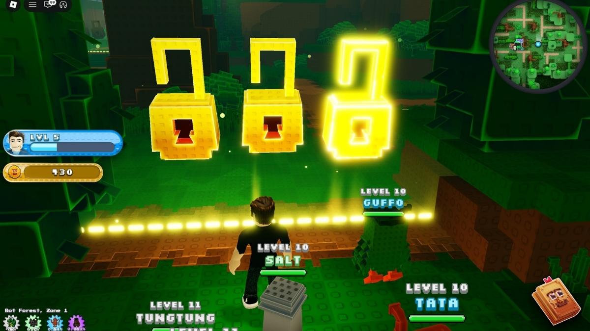 Unlocking Rot Forest Zone 2 in Catch A Brainrot