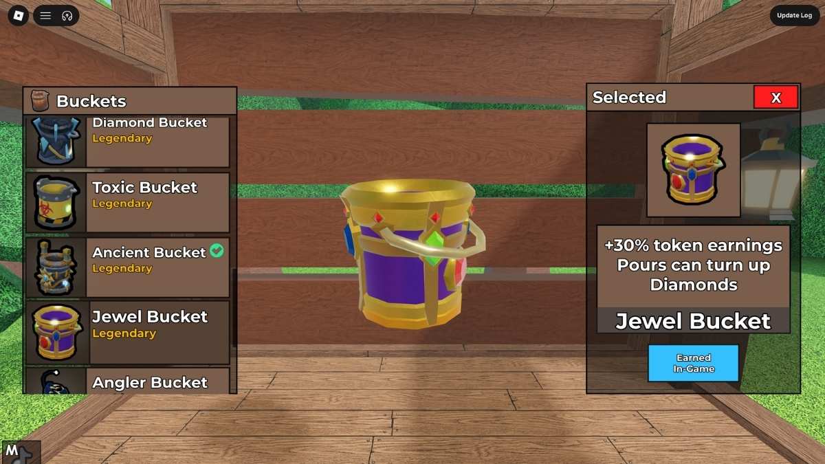 Bucket Store in Drain the Lake