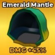 Emerald Mantle Helm in Be The Final Boss