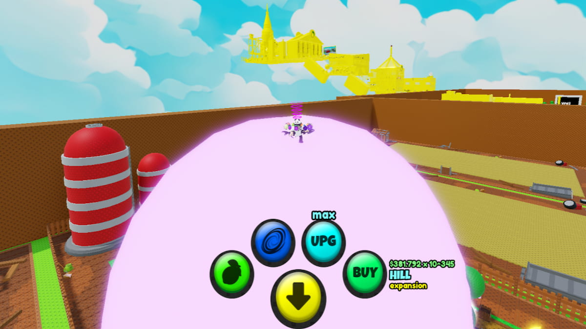 A player with the Fruit Aura Companion in Sell Lemon